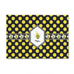 Bee & Polka Dots 4' x 6' Indoor Area Rug (Personalized)