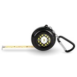 Bee & Polka Dots Pocket Tape Measure - 6 Ft w/ Carabiner Clip (Personalized)