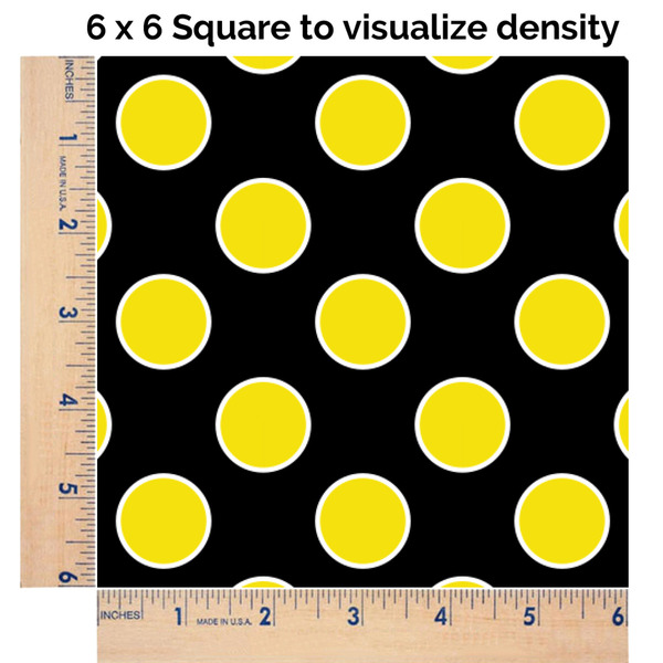 Bee & Polka Dots 6x6 Swatch of Fabric