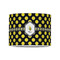 Bee & Polka Dots 8" Drum Lampshade - FRONT (Poly Film)