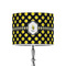 Bee & Polka Dots 8" Drum Lamp Shade - Poly-film (Personalized)