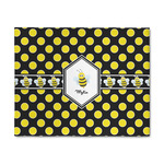 Bee & Polka Dots 8' x 10' Indoor Area Rug (Personalized)