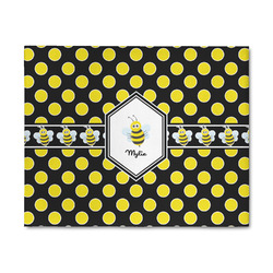 Bee & Polka Dots 8' x 10' Patio Rug (Personalized)