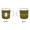 Bee & Polka Dots Acrylic Kids Mug (Personalized) - APPROVAL