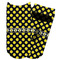 Bee & Polka Dots Adult Ankle Socks - Single Pair - Front and Back