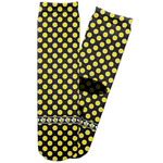 Bee & Polka Dots Adult Crew Socks (Personalized)