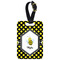 Bee & Polka Dots Aluminum Luggage Tag (Personalized)