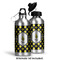 Bee & Polka Dots Aluminum Water Bottle - Alternate lid options