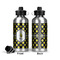 Bee & Polka Dots Aluminum Water Bottle - Front and Back