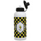 Bee & Polka Dots Aluminum Water Bottle - White Front