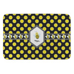 Bee & Polka Dots Anti-Fatigue Kitchen Mat (Personalized)