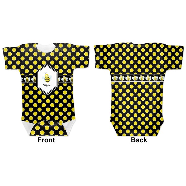 Bee & Polka Dots Baby Bodysuit Approval