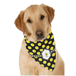 Bee & Polka Dots Dog Bandana Scarf w/ Name or Text