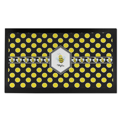 Bee & Polka Dots Bar Mat - Small (Personalized)