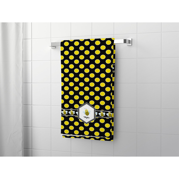 Bee & Polka Dots Bath Towel - LIFESTYLE