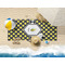 Bee & Polka Dots Beach Towel Lifestyle