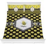 Bee & Polka Dots Comforters (Personalized)