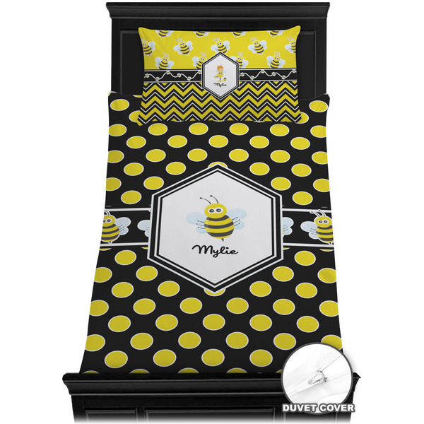 Bee & Polka Dots Bedding Set (TwinXL) - Duvet