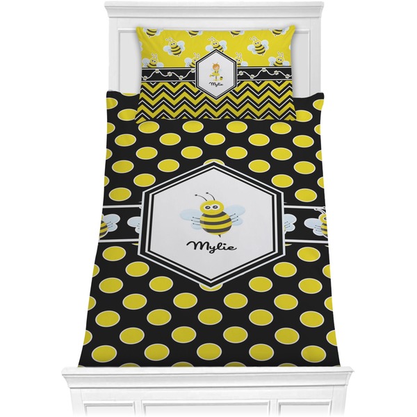 Bee & Polka Dots Bedding Set (Twin)
