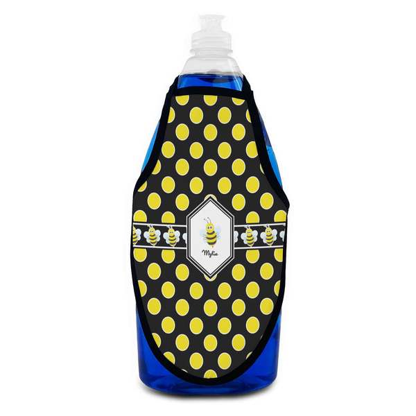 Bee & Polka Dots Bottle Apron - Soap - FRONT