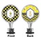 Bee & Polka Dots Bottle Stopper - Front and Back