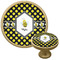 Bee & Polka Dots Cabinet Knob - Gold - Multi Angle