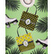 Bee & Polka Dots Canvas Tote Lifestyle Front and Back- 13x13