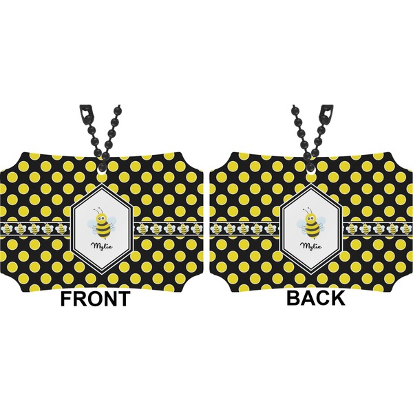 Bee & Polka Dots Car Ornament - Berlin (Approval)