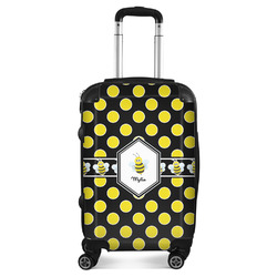 Bee & Polka Dots Suitcase - 20" Carry On (Personalized)