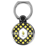 Bee & Polka Dots Cell Phone Ring Stand & Holder (Personalized)