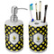 Bee & Polka Dots Ceramic Bathroom Accessories