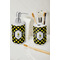 Bee & Polka Dots Ceramic Bathroom Accessories - LIFESTYLE (toothbrush holder & soap dispenser)
