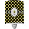 Bee & Polka Dots Ceramic Night Light (Personalized)