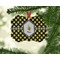 Bee & Polka Dots Christmas Ornament (On Tree)