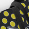 Bee & Polka Dots Closeup of Tote w/Black Handles