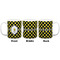Bee & Polka Dots Coffee Mug - 11 oz - White APPROVAL
