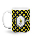 Bee & Polka Dots Coffee Mug (Personalized)
