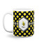 Bee & Polka Dots Coffee Mug - 11 oz - White