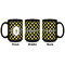 Bee & Polka Dots Coffee Mug - 15 oz - Black APPROVAL
