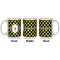 Bee & Polka Dots Coffee Mug - 15 oz - White APPROVAL