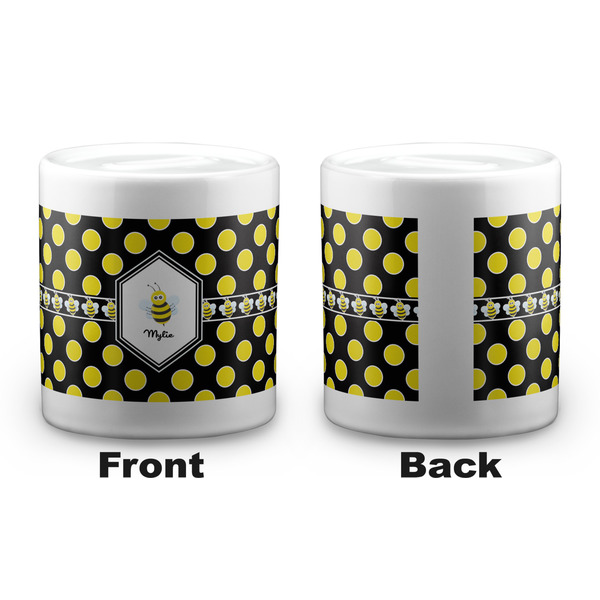Bee & Polka Dots Coin Bank - Apvl