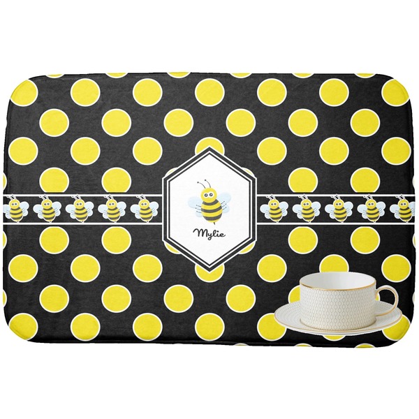 Bee & Polka Dots Dish Drying Mat