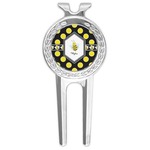 Bee & Polka Dots Golf Divot Tool & Ball Marker (Personalized)