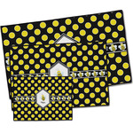 Bee & Polka Dots Door Mat (Personalized)
