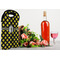 Bee & Polka Dots Double Wine Tote - LIFESTYLE (new)