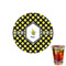 Bee & Polka Dots Printed Drink Topper - 1.5" (Personalized)