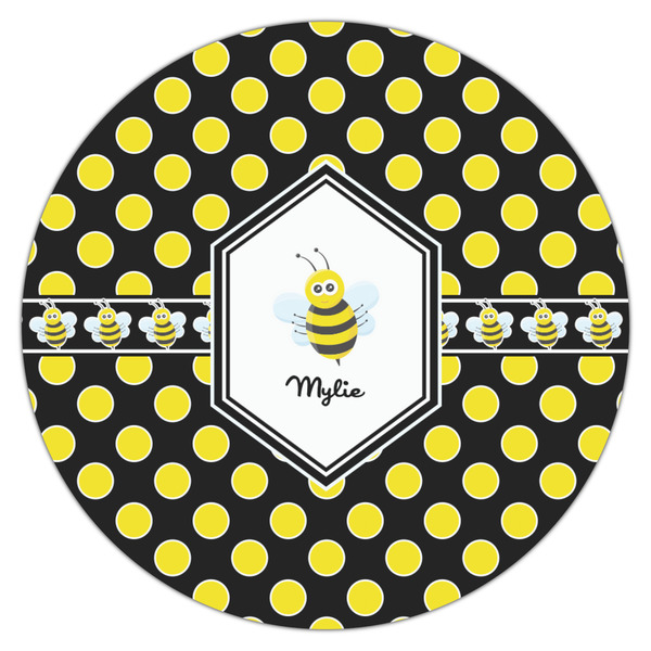 Bee & Polka Dots Drink Topper - XSmall - Single