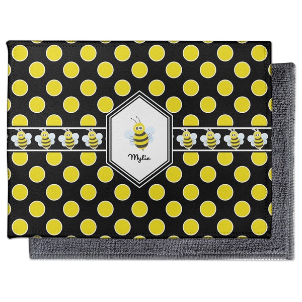 Bee & Polka Dots Electronic Screen Wipe - Flat