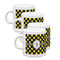 Bee & Polka Dots Single Shot Espresso Cups - Set of 4 (Personalized)