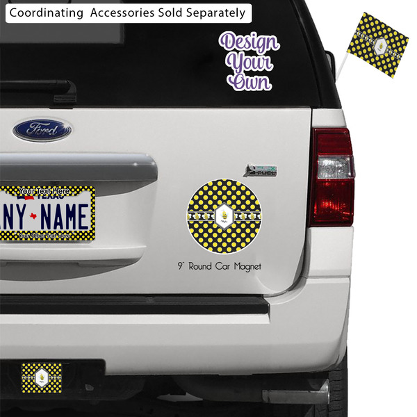 Bee & Polka Dots Exterior Car Accessories